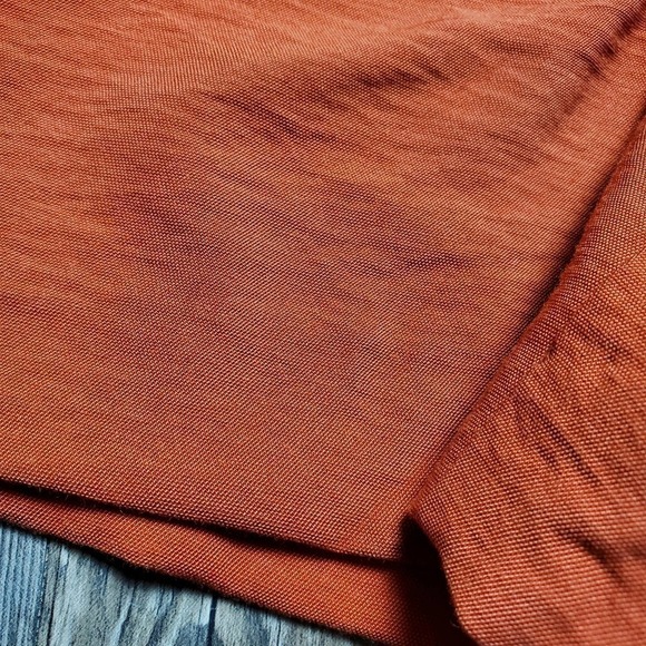 Loft Women Rusty Orange Chino Travel Casual Short Elastic Waistband Size Large - Picture 5 of 9